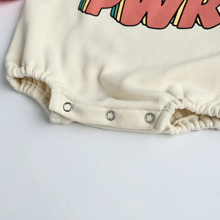 Girl Power Sweatshirt Romper Hippo Boutique