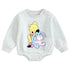 Soft warm fleece Baby pooh Oversized Sweatshirt Romper Hippo Boutique
