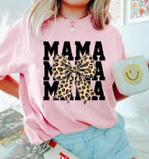 T-Shirts Sweatshirts & Hoodies - Leopard Bow Mama (Copy) Hippo Boutique