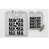 Mama & Mini Matching Sweatshirts - Mama’s Boy Hippo Boutique