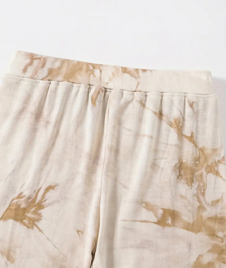 Sand Tie Dye Toddler Bamboo Outfit Hippo Boutique