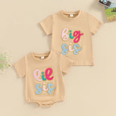 Big Sis T-Shirt & lil sis T-Shirt Rompers Hippo Boutique