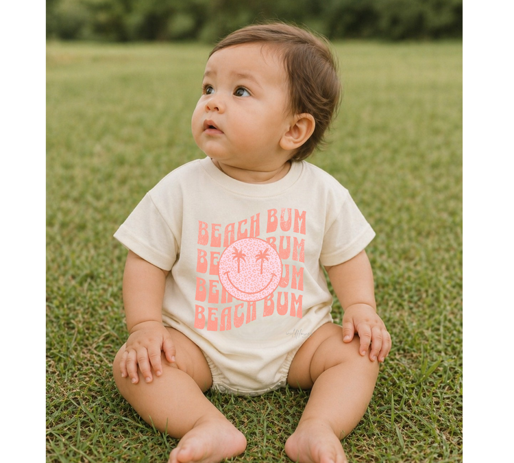 Mama & Mini Matching T-Shirts & Romper - Beach Bum Hippo Boutique