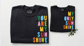 Mama & Mini Matching Sweatshirts - You are my sunshine Hippo Boutique