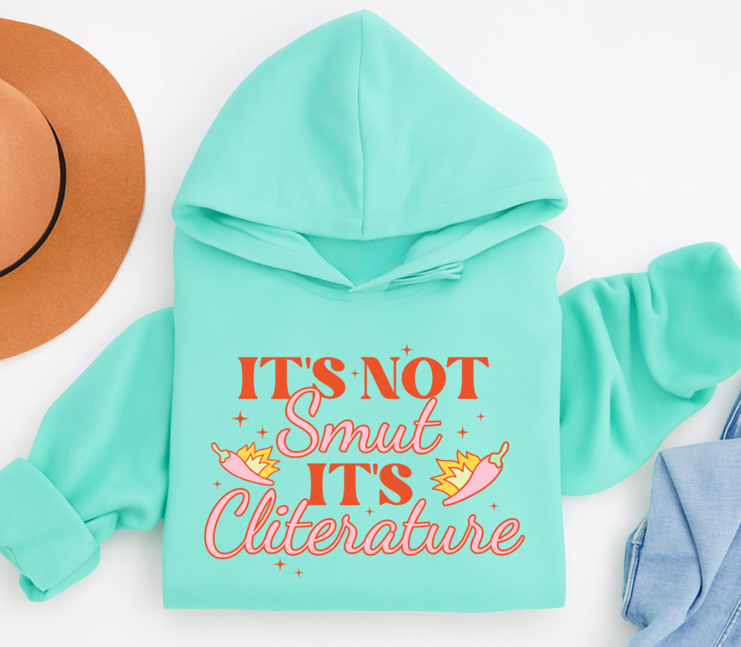 Women’s Bookish Sweatshirts & Hoodies - It’s Not Smut Hippo Boutique