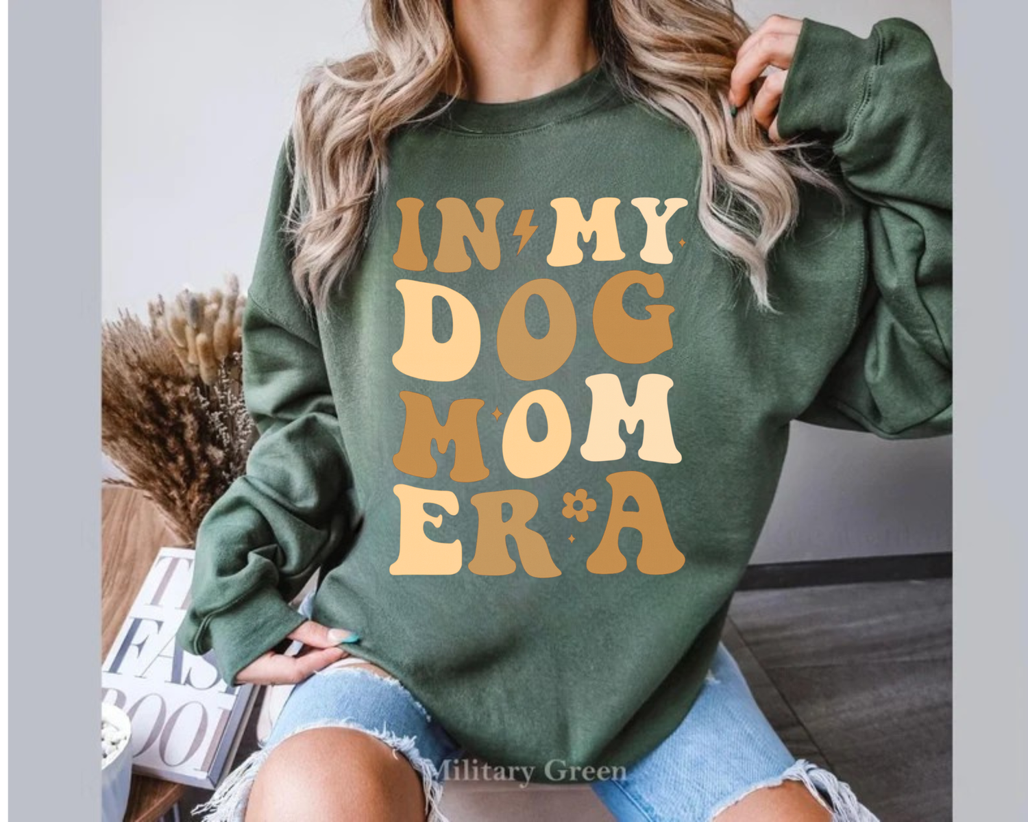 Sweatshirts & Hoodies - In My Dog Mom Era Hippo Boutique