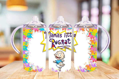 Baby Sippy Tumbler - Mama’s Little Rugrat Hippo Boutique