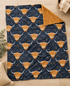Brown Highland Cow Minky Baby Blanket Hippo Boutique