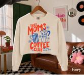 Cropped Sweatshirt - Tired Moms Coffee club Hippo Boutique
