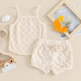 Baby & Toddler Checkered cotton shorts and tank outfit Hippo Boutique