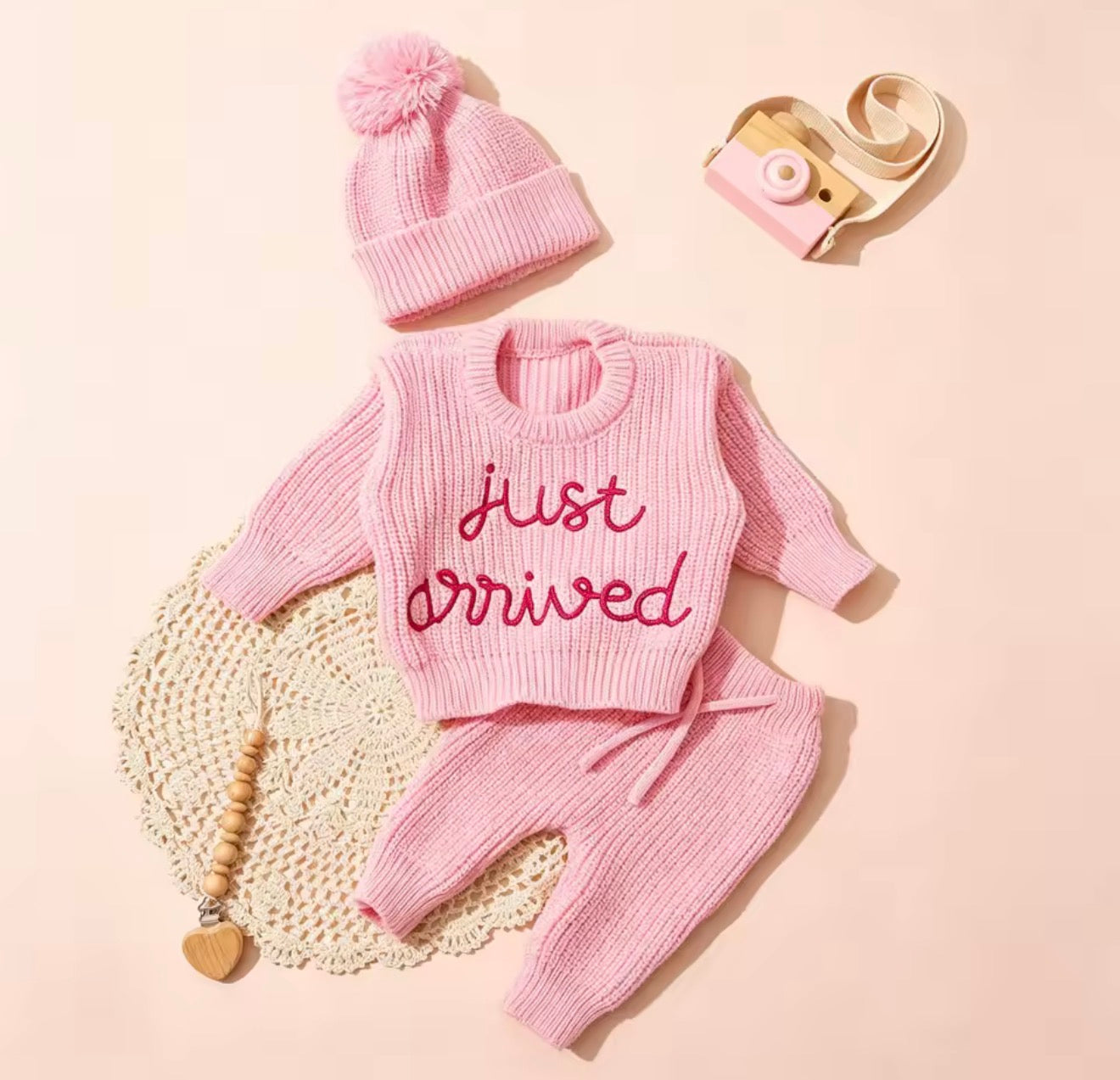 Newborn Baby Knit Coming Home Outfit Hippo Boutique