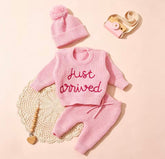 Newborn Baby Knit Coming Home Outfit Hippo Boutique