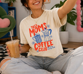 Cropped Top & T-Shirts - Tired Mom’s coffee club Hippo Boutique