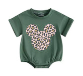 Leopard Mouse Baby t-shirt Bubble Romper Hippo Boutique