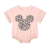 Leopard Mouse Baby t-shirt Bubble Romper Hippo Boutique