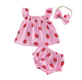 Berry Good Strawberry Outfit Set Hippo Boutique