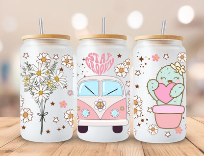 Stay Groovy Libbey Glass Hippo Boutique