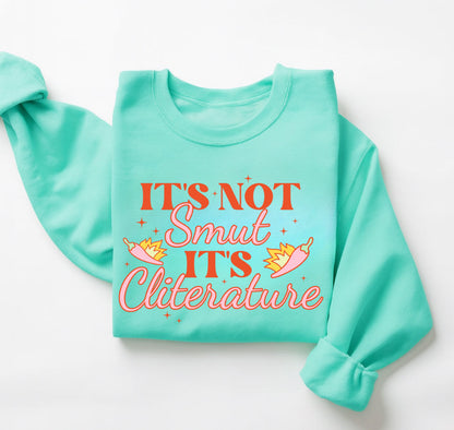 Women’s Bookish Sweatshirts & Hoodies - It’s Not Smut Hippo Boutique
