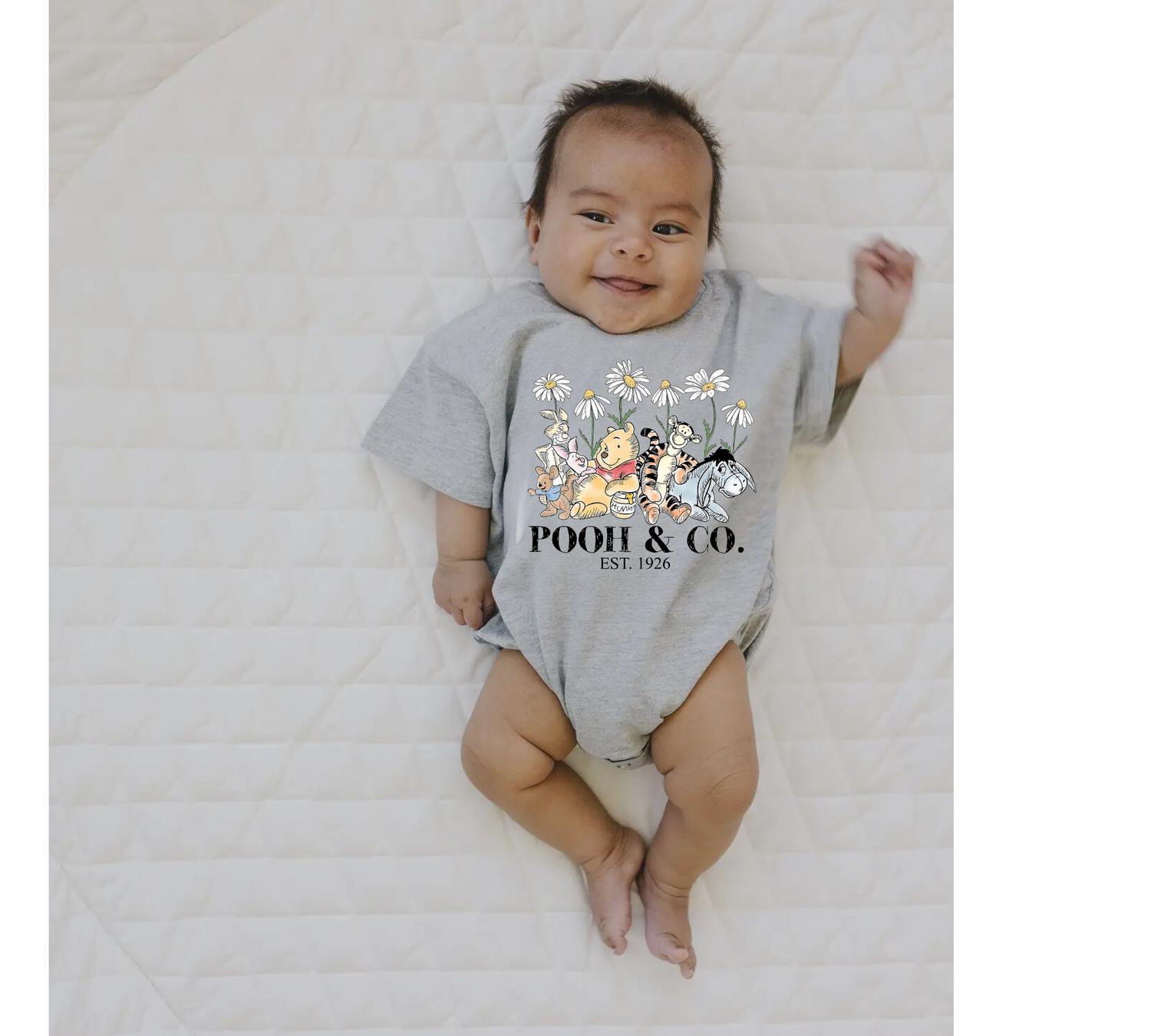 Pooh Baby & toddler Boy t-shirt bubble Romper Hippo Boutique