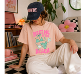 Cropped Top & T-Shirts - Meet me at the beach Hippo Boutique