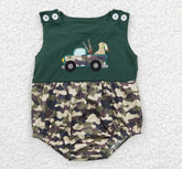 Baby Girl Camo Hunting Rompers Hippo Boutique