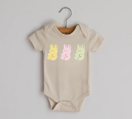 Newborn Baby Bodysuit - Bunnies