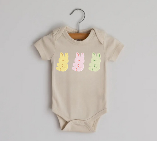 Newborn Baby Bodysuit - Bunnies