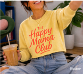 Cropped Sweatshirt - The happy mama club Hippo Boutique