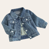 Big Sis Lil Sis Embroidered Baby & Toddler Jean Jacket Hippo Boutique
