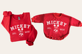 Mama & Mini matching Baby Mouse Sweatshirt Romper bodysuit & Crewneck Hippo Boutique