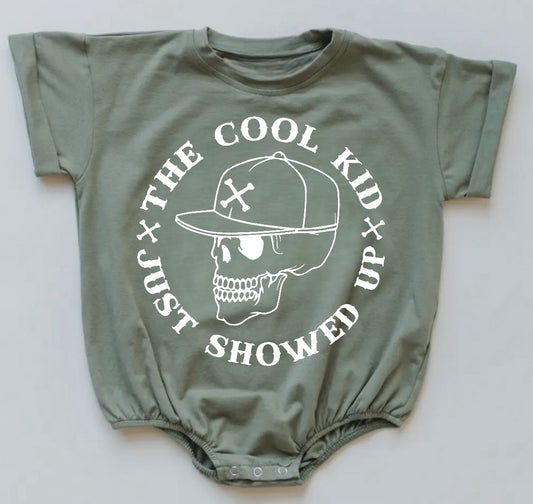Cool Kid Baby & toddler t-shirt bubble Romper Hippo Boutique