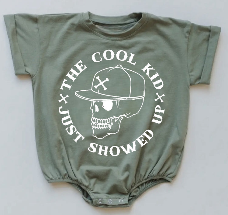 Cool Kid Baby & toddler t-shirt bubble Romper Hippo Boutique
