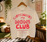 Cropped Top & T-Shirts - Caffeinated Moms Club Hippo Boutique