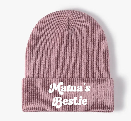 Mama’s Bestie Baby Beanies Hippo Boutique