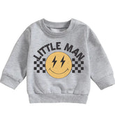 Little Man Retro Baby & toddler Boy sweatshirt Hippo Boutique