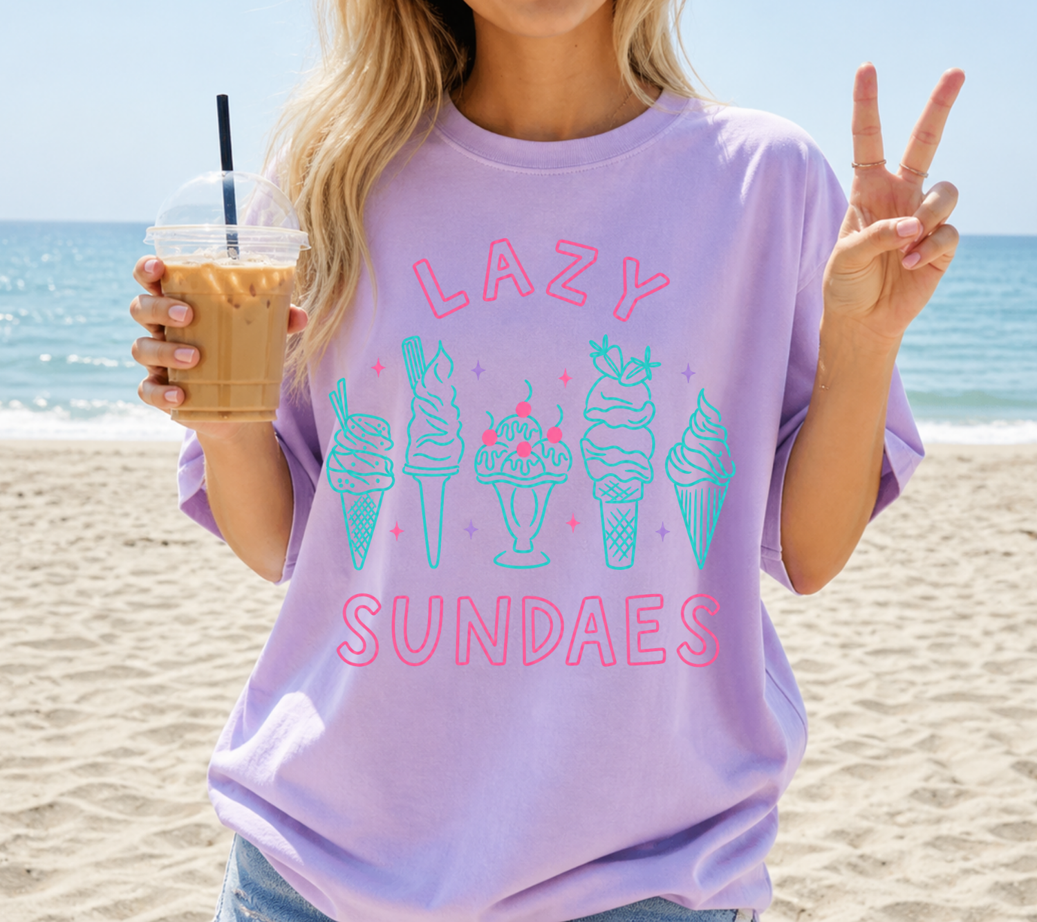 Cropped Top & T-Shirts - Lazy Sundaes Hippo Boutique