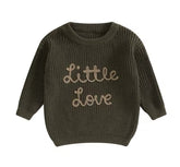 Baby & Kids Embroidered Little Love knit Sweaters Hippo Boutique