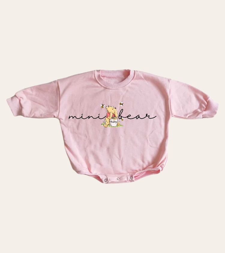 Mama Bear & Mini Bear matching Baby Sweatshirt Romper bodysuit & Crewneck Hippo Boutique