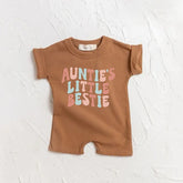 Auntie’s Little Bestie romper bodysuit Hippo Boutique