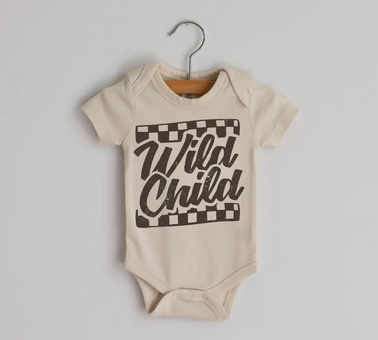 Newborn Baby Bodysuit - Wild Child Hippo Boutique