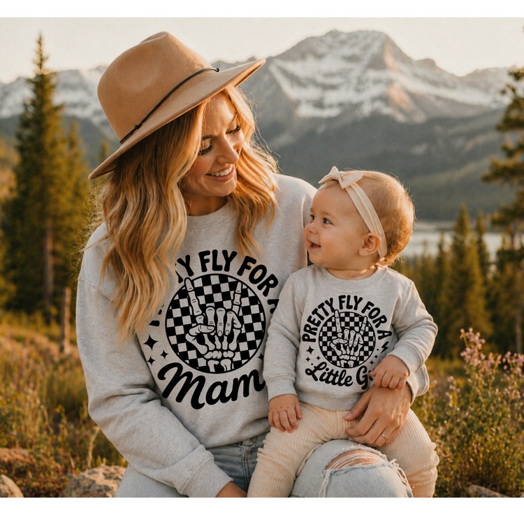 Mama & Mini Matching Sweatshirts - Pretty Fly Hippo Boutique