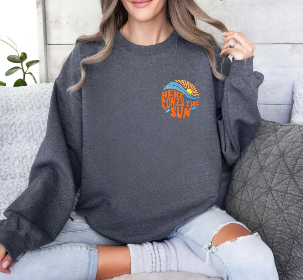 Here Comes The Sun Sweathsirts Hippo Boutique