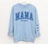 Glitter Mama Sweatshirt with children’s name on sleeve Hippo Boutique