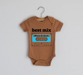 Best Mix Tape Newborn Baby Bodysuit Onesie Hippo Boutique