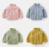 Fleece Baby Zip Up Jacket Hippo Boutique
