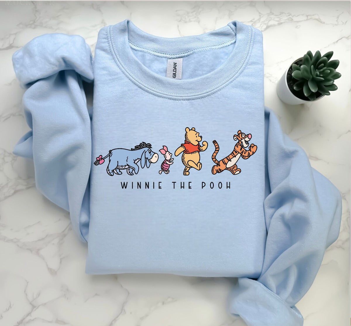 Pooh Crewneck Sweatshirts Hippo Boutique