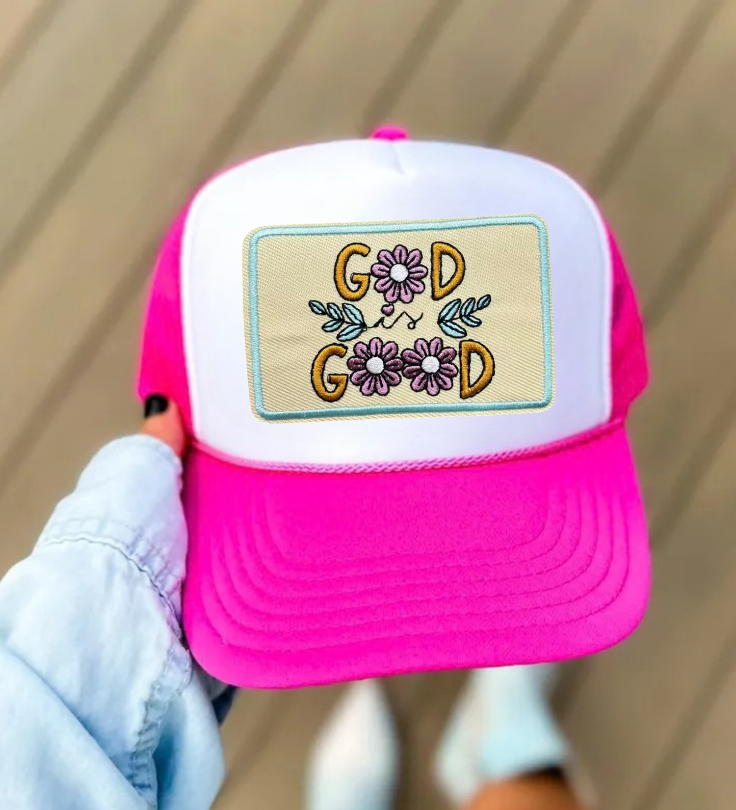 God Is Good Trucker Mesh Hats Hippo Boutique