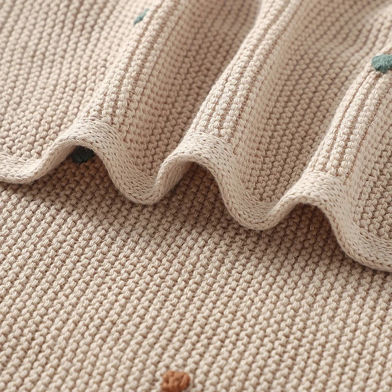 Baby Knit Swaddle Blanket Hippo Boutique