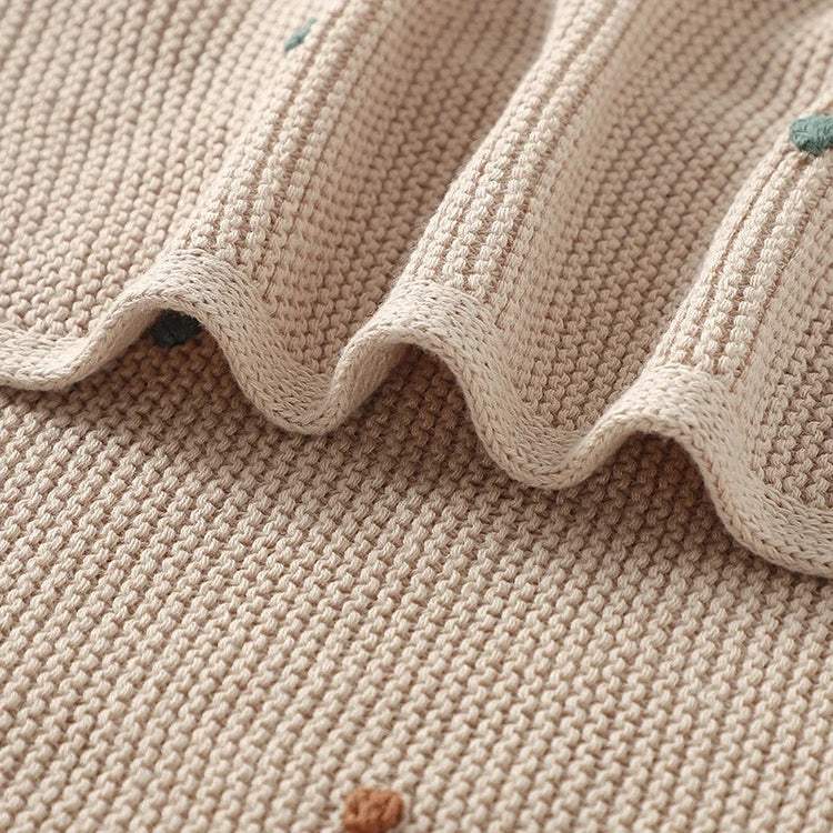 Baby Knit Swaddle Blanket Hippo Boutique
