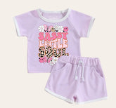 Sassy Little Soul Leopard Baby & toddler Outfit set Hippo Boutique